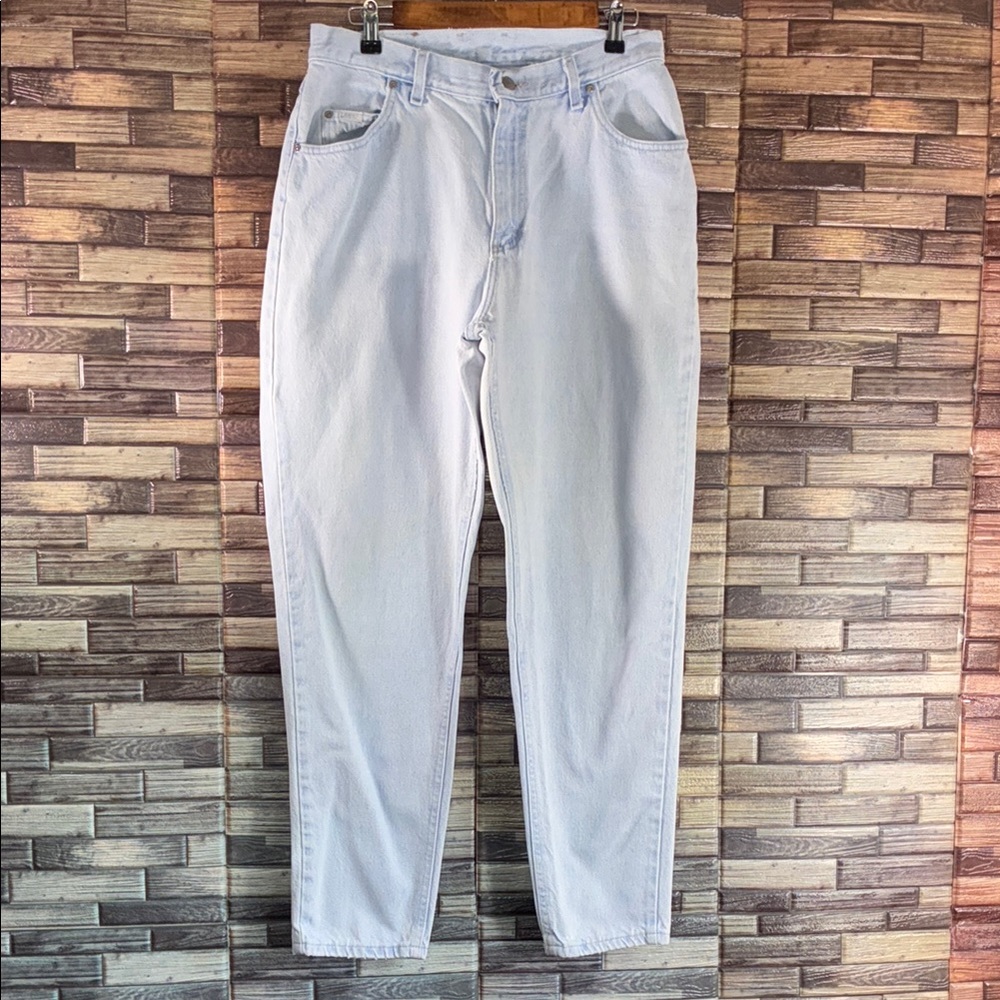 Womens Vintage Size 14x32 Light Blue High-Waisted  Lee Jeans